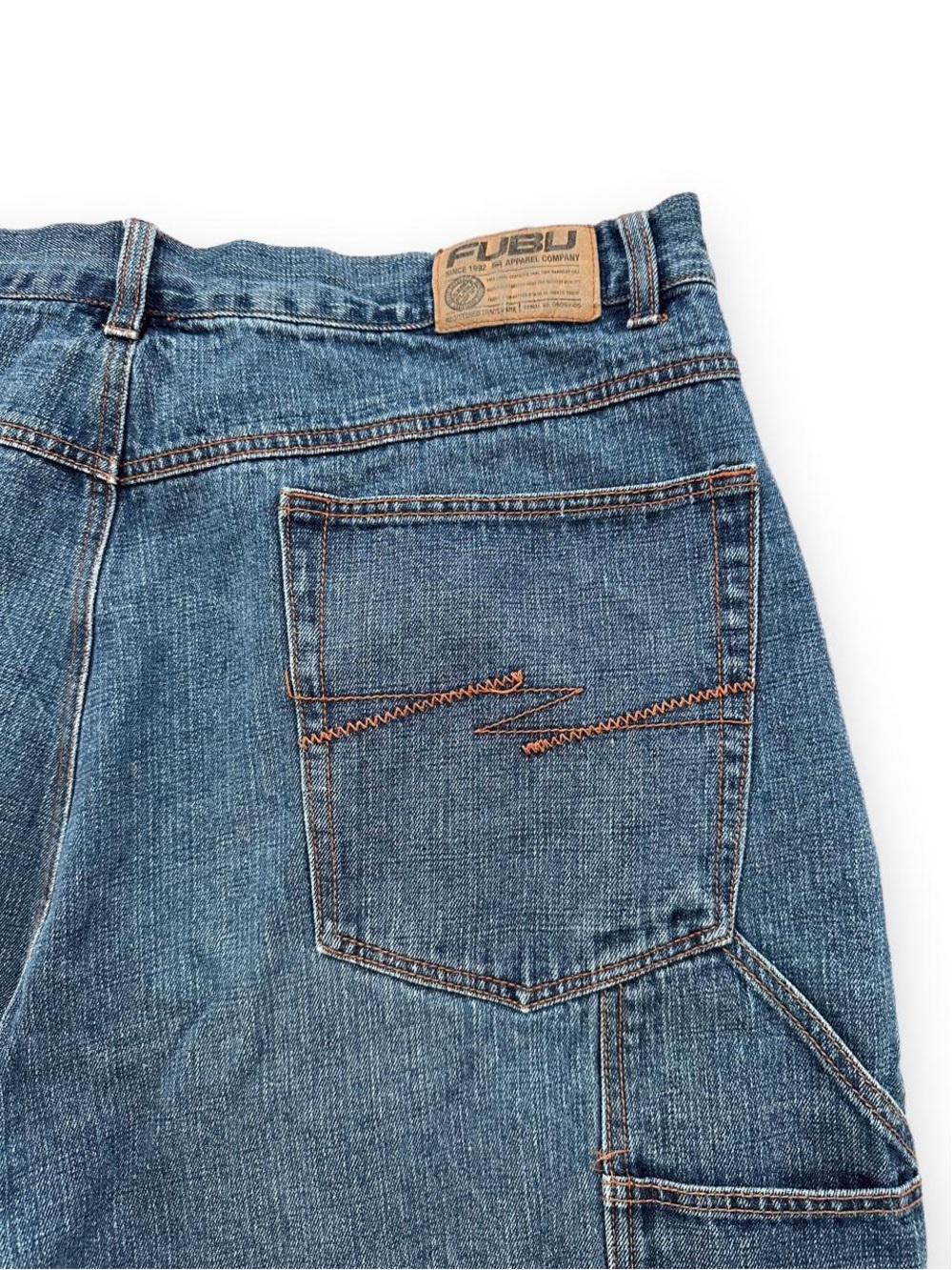 FUBU Men's Blue Denim Jean shorts 44